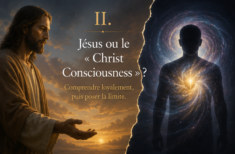 II. Jésus ou le « Christ Consciousness » ?