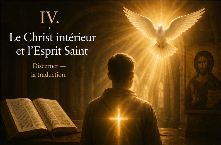 IV. Le Christ intérieur et l'Esprit Saint