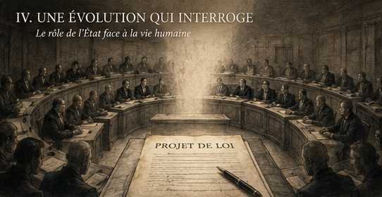 Une évolution qui interroge le rôle de l'État face à la vie humaine