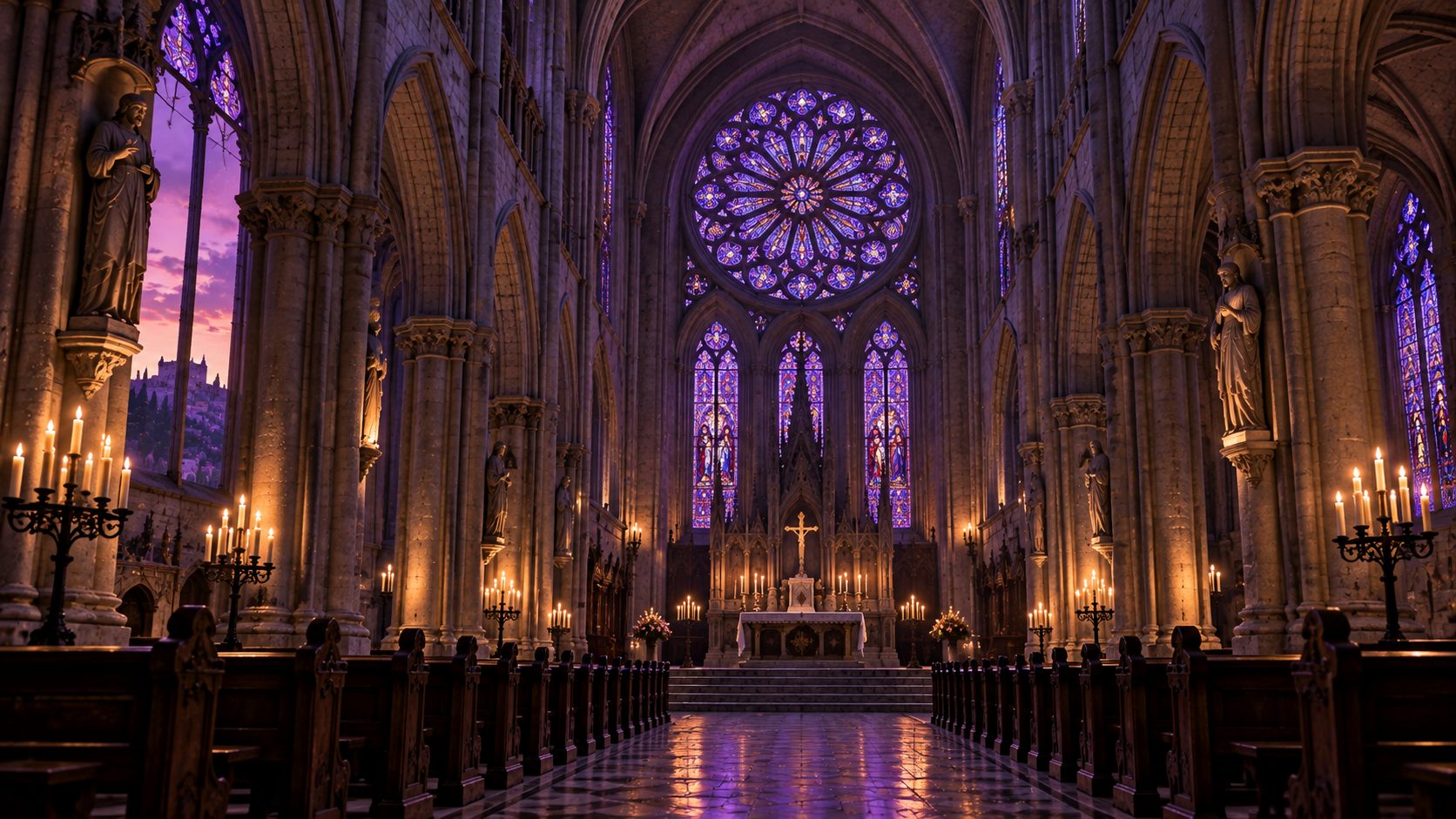 Saint Benoît patron de l'Europe — mosaïque ou vitrail