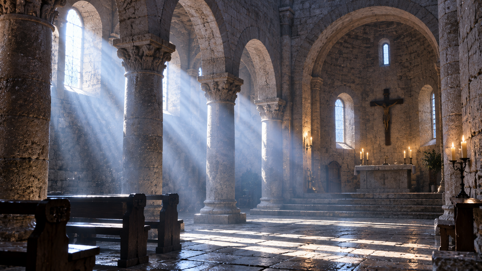Illustration des miracles de saint Benoît